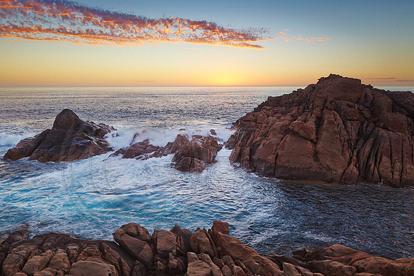 Sunset at Canal Rocks