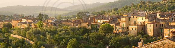 Tuscan Hillside town, Montalcino. Italy