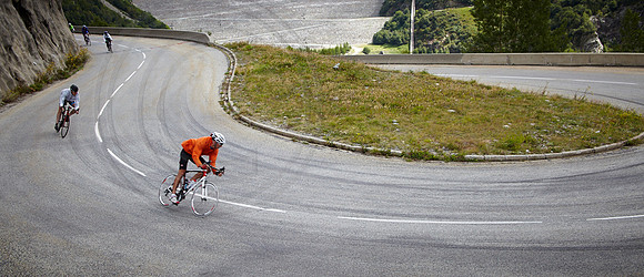 French Alps cycling