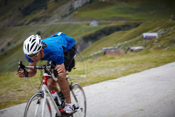French Alps cycling