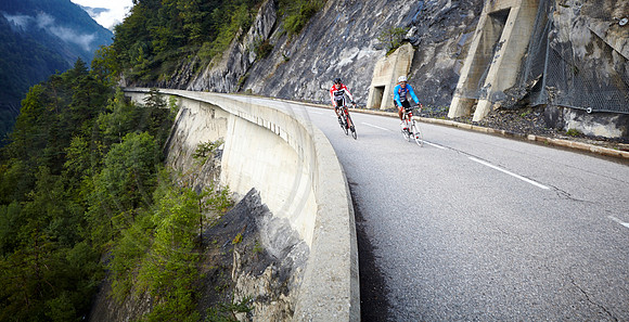 French Alps cycling